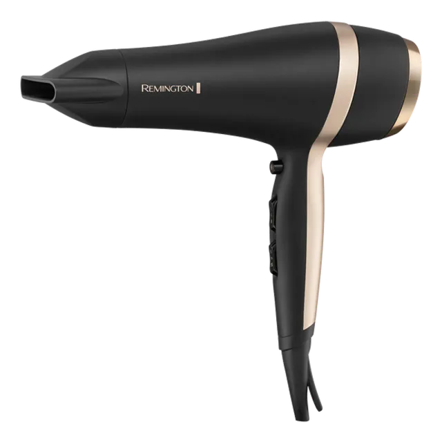Remington Salon Smooth Hair Dryer Gift Set | D6940GP | 2100 W | Number of temperature settings 3 | Ionic function | Diffuser nozzle | Black