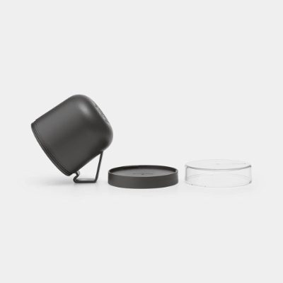 BRABANTIA Make & Take zupas kārba, 0.6L, dark grey