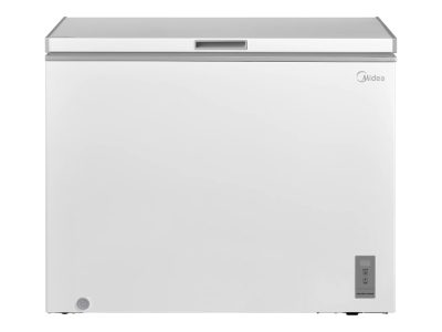 Midea Freezer, MDRC345FZE01, Energy efficiency class E, Chest, Free standing, Height 85 cm, Total net capacity 249 L, Display, White