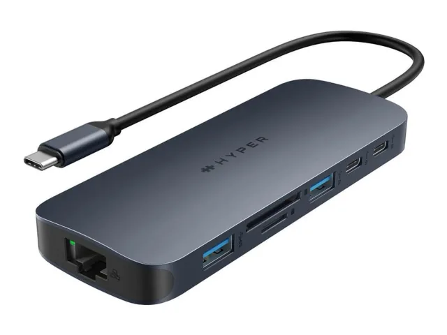 Hyper | HyperDrive EcoSmart Gen.2 Universal USB-C 10-in-1 Hub with 140 W PD3.1 Power Pass-thru | Ethernet LAN (RJ-45) ports 1 | HDMI ports quantity 1