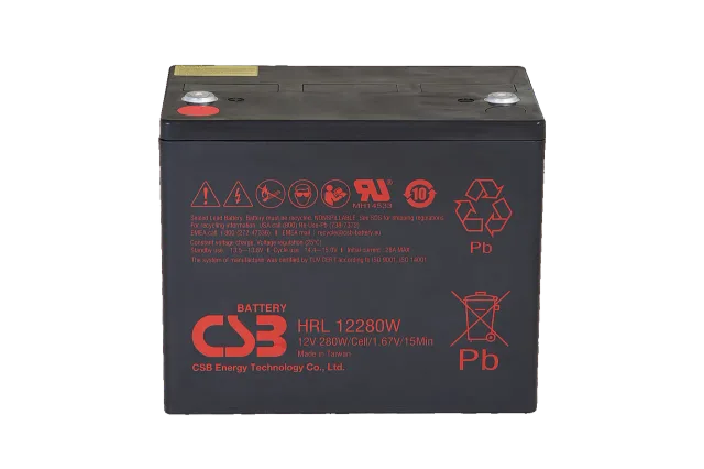 CSB Battery Battery 12V 6Ah 25W Pb F2 | HRL1225W