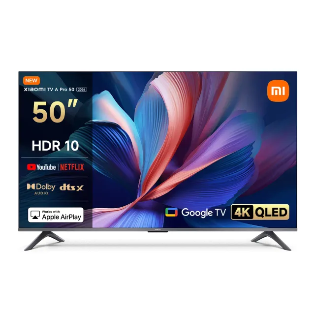 Xiaomi QLED TV A Pro 2026 | 50 | Smart TV | Google TV | 4K UHD