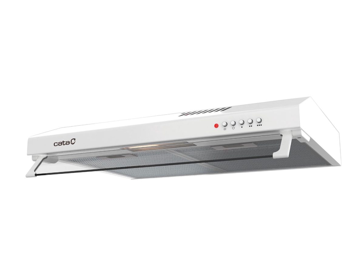 Hood, LF-2060 WH/L, Conventional, Energy efficiency class C, Width 60 cm, 195 m³/h, Mechanical, LED, White