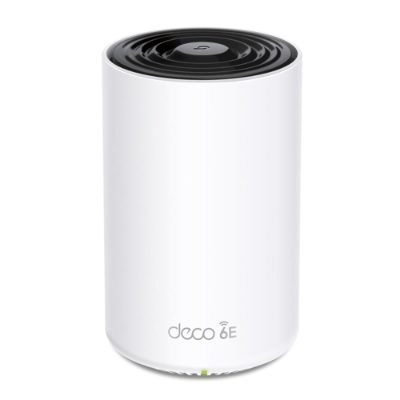 Wireless Router, TP-LINK, Wireless Access Point / Router, 5400 Mbps, Mesh, Wi-Fi 6e, 3x10/100/1000M, Number of antennas 4, DECOXE75(1-PACK)