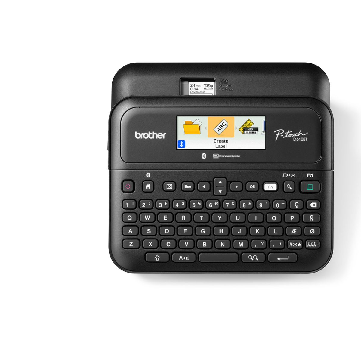 Brother PT-D610BT, Mono, Thermal, Label Printer, Black