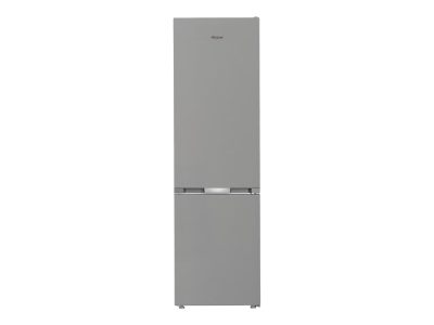 Whirlpool Refrigerator, WHK 25404 XP4E, Energy efficiency class E, Free standing, Combi, Height 203.5 cm, No Frost system, Fridge net capacity 249 L, Freezer net capacity 106 L, 37 dB, Silver
