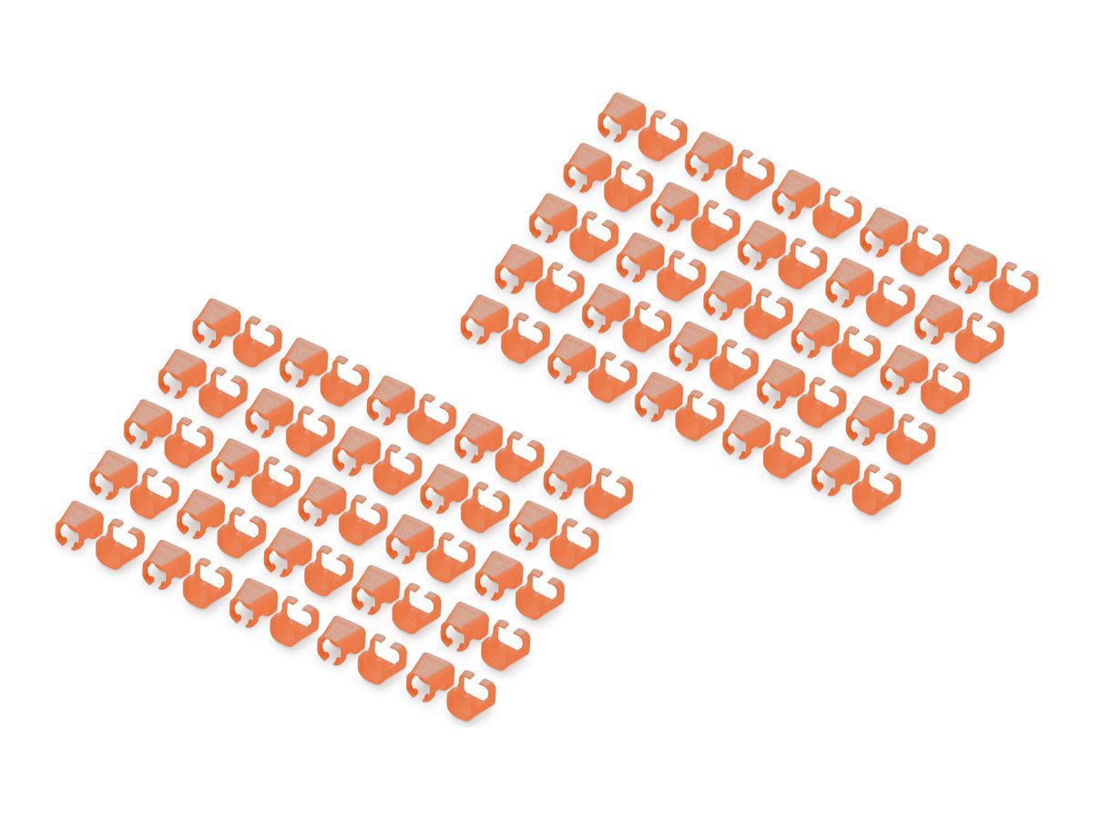 Color clips for Patch cable, A-CC-O, Orange
