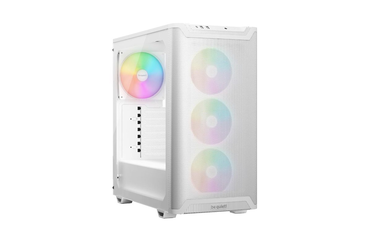 Case, BE QUIET, PURE BASE 501 LX, MidiTower, Case product features Transparent panel, Not included, ATX, MicroATX, MiniITX, Colour White, BGW79