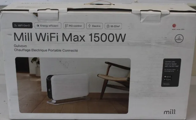 SALE OUT. Mill Portable Heater | CO1500MAXWIFI3 | Convection Heater | 1500 W | Suitable for rooms up to 14-18 m² | White | DEMO | IPX4