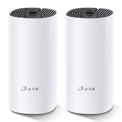Whole Home Mesh WiFi System, Deco M4 (2-Pack), 802.11ac, 300+867 Mbit/s, 10/100/1000 Mbit/s, Ethernet LAN (RJ-45) ports 2, Mesh Support No, MU-MiMO Yes, No mobile broadband, Antenna type 2xInternal, No
