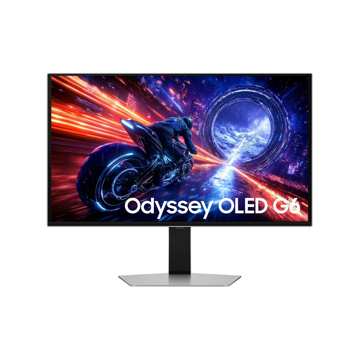 LS27FG602SUXEN, 27 ", OLED, QHD, 16:9, 500 Hz, 0.03 ms, 2560 x 1440 pixels, 300 cd/m², HDMI ports quantity 2, Silver
