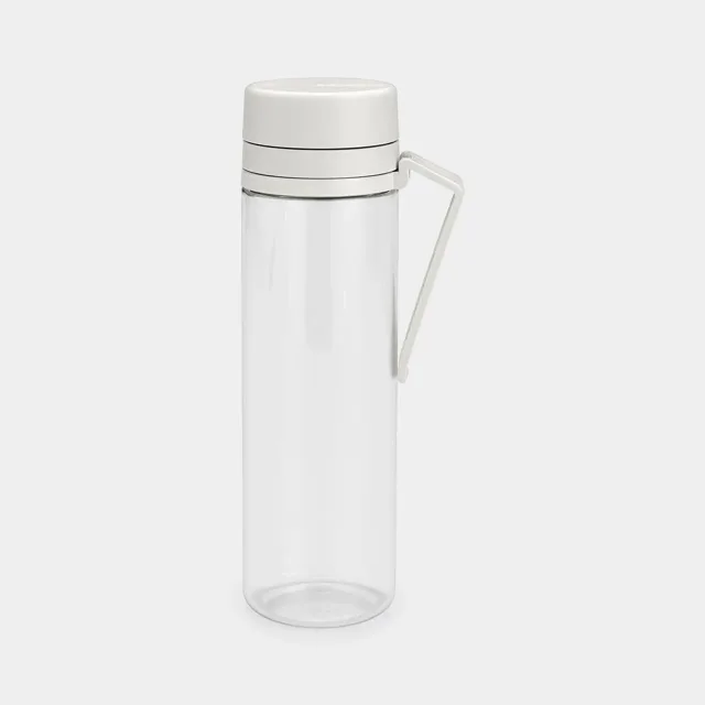 BRABANTIA Make &amp; Take ūdens pudele ar sietiņu, light grey