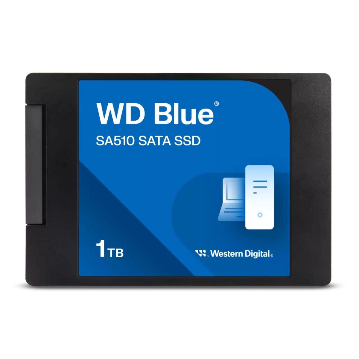 SSD, SANDISK, Blue SA510, POWERED BY SANDISK, 1000 GB, Serial ATA III, Write speed 520 MB/s, Read speed 560 MB/s, 2.5", 400xTBW rating, MTBF 17500000 h, WDS100T3B0A