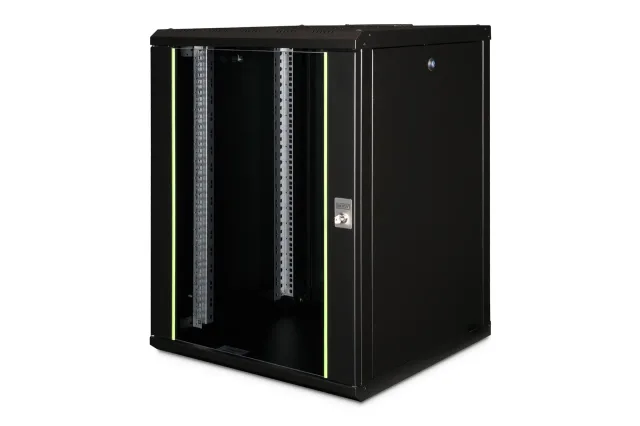 Digitus Wall Mounting Cabinet Unique Series | DN-19 16U-6/6-SW | 82 x 60 x 60 cm | Black