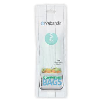 BRABANTIA atkritumu tvertņu maisiņi BIO, 6 l, (S) 10gb