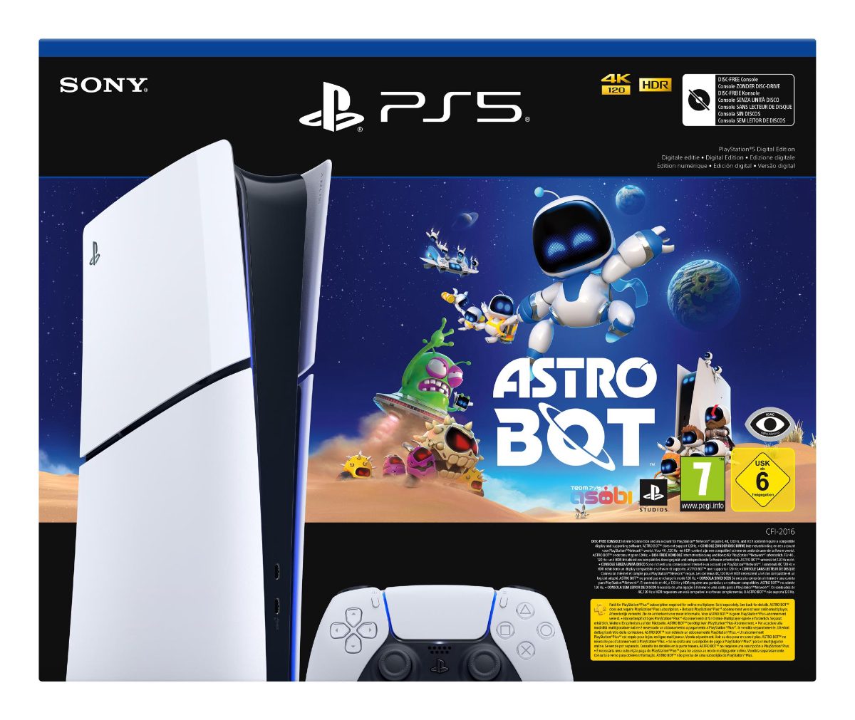 PLAYSTATION 5 CONSOLE SLIM DIG/1TB A.BUND 711719589259AB SONY