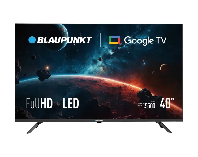 Blaupunkt | LED TV | 40FGC5501S | 1920 x 1080 | Smart TV | Google TV | Black