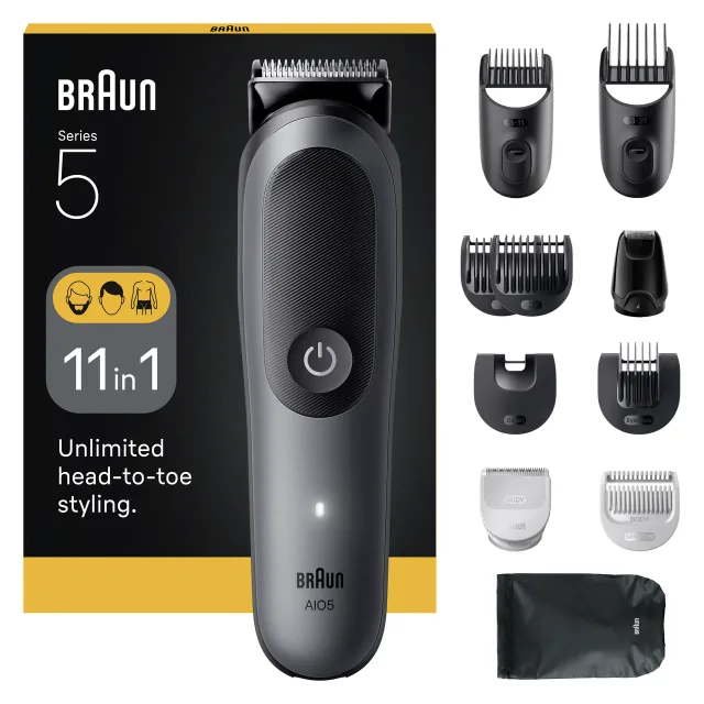 BRAUN galvas un ķermeņa trimmeris