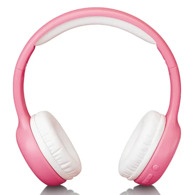 Lenco on-ear austiņas ar Bluetooth bērniem, rozā