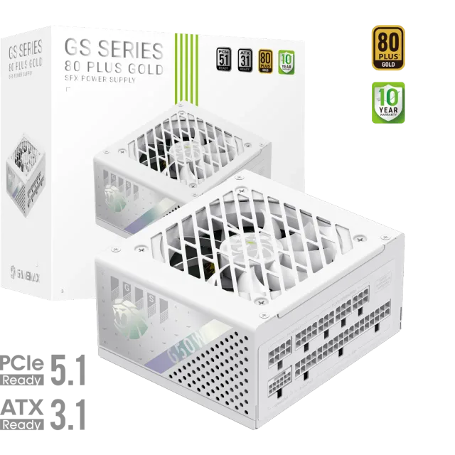 Gamemax PSU | GS 650G WH | 650 W | SFX | White | Full Modular