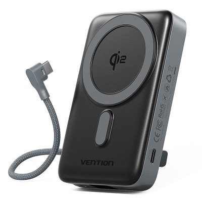 POWER BANK WRL 10000MAH 35W/GREY FKHH0 VENTION