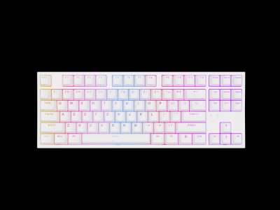 THOR 404 TKL, Mechanical Gaming Keyboard, Wired, US, Gateron Yellow Pro, White, RGB