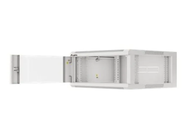 Lanberg | Rack cabinet 19" wall-mounted 4U 600 fast assembly (flat pack) | WFFA-5604-10S | Grey