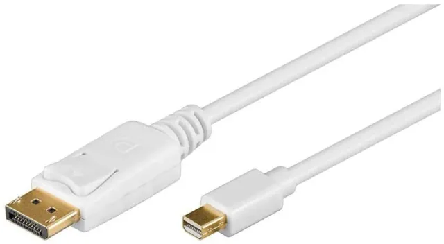 Goobay | Mini DisplayPort adapter cable 1.2 | 52858 | Mini DisplayPort plug | DisplayPort plug | 1 m | Gold-Plated connectors