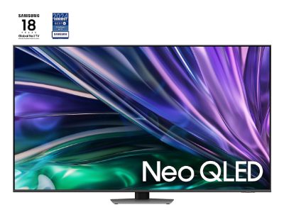 TV Set, SAMSUNG, 75", 4K/Smart, QLED, 3840x2160, Wireless LAN, Bluetooth, Tizen, Carbon Silver, QE75QN85DBTXXH