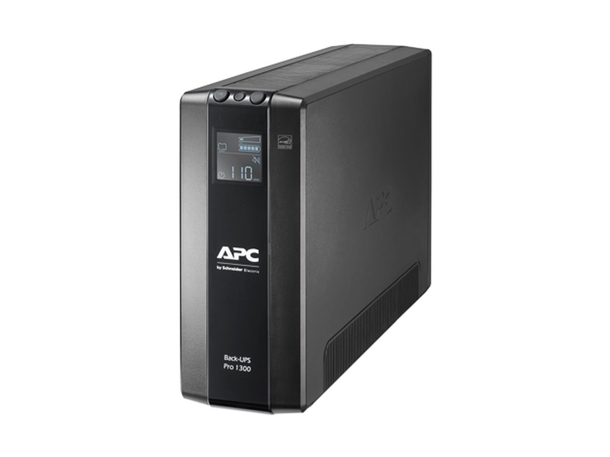 Schneider Electric APC Back-UPS Pro, tower, 230V, 8x IEC C13 outlets, AVR, LCD, user-replaceable battery, BR1300MI, 1300 VA, 780 W, 230 V