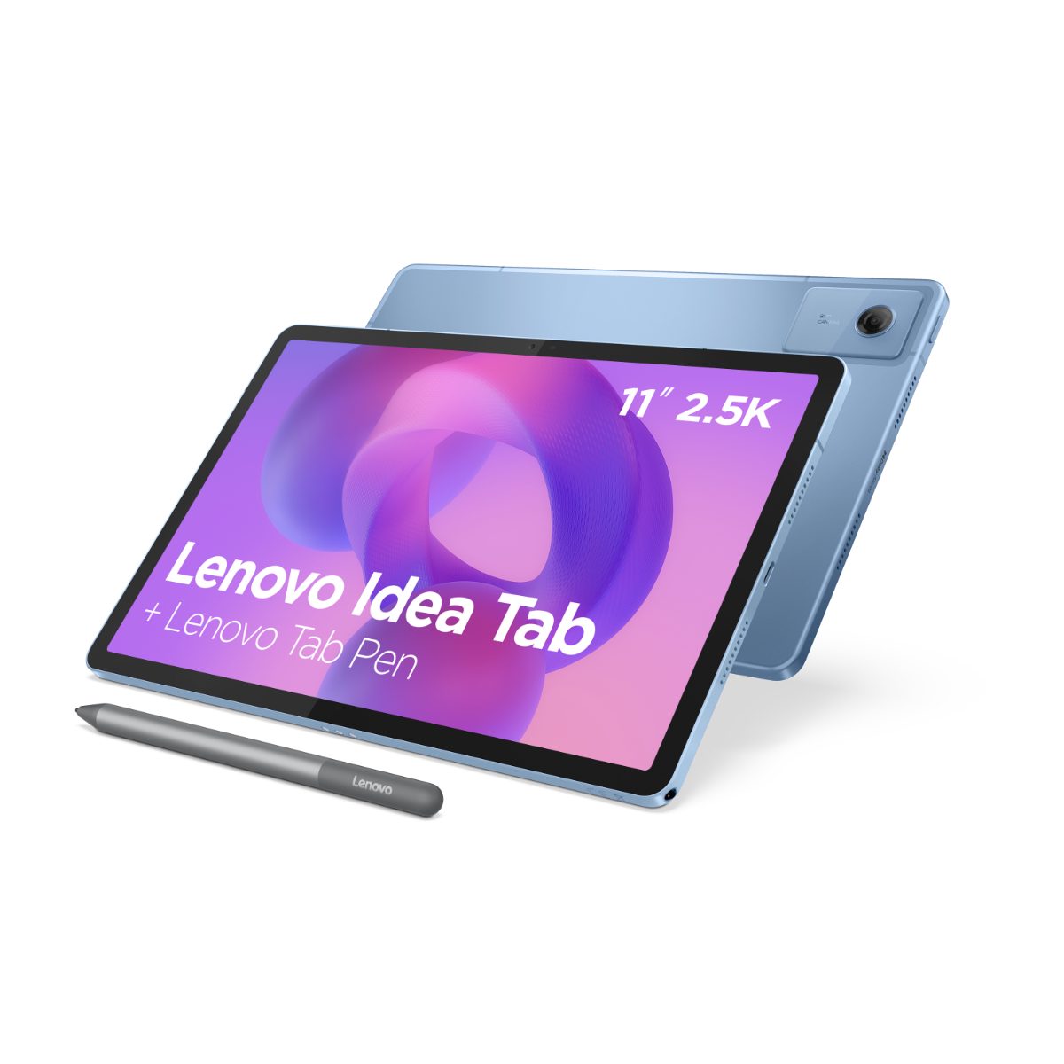 Lenovo Idea Tab 5G LTE (w/o power adapter), ZAFM0483SE, 11 ", Polar Blue, IPS, 2560 x 1600 pixels, MediaTek, Dimensity 6300, 8 GB, Soldered LPDDR4x, 128 GB, 5G, Wi-Fi, Front camera, 5 MP, Rear camera, 8 MP, Bluetooth, 5.2, Android, 15 (OS upgrades until Android 17 and 4 years security patches), Warranty 24 month(s), Lenovo Tab Pen, USB-A to USB-C cable, Manual