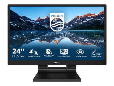 242B9T/00, 23.8  ", IPS, FHD, 16:9, 60 Hz, 5 ms, Touchscreen, 1920 x 1080, 250   cd/m², HDMI ports quantity 1, Black