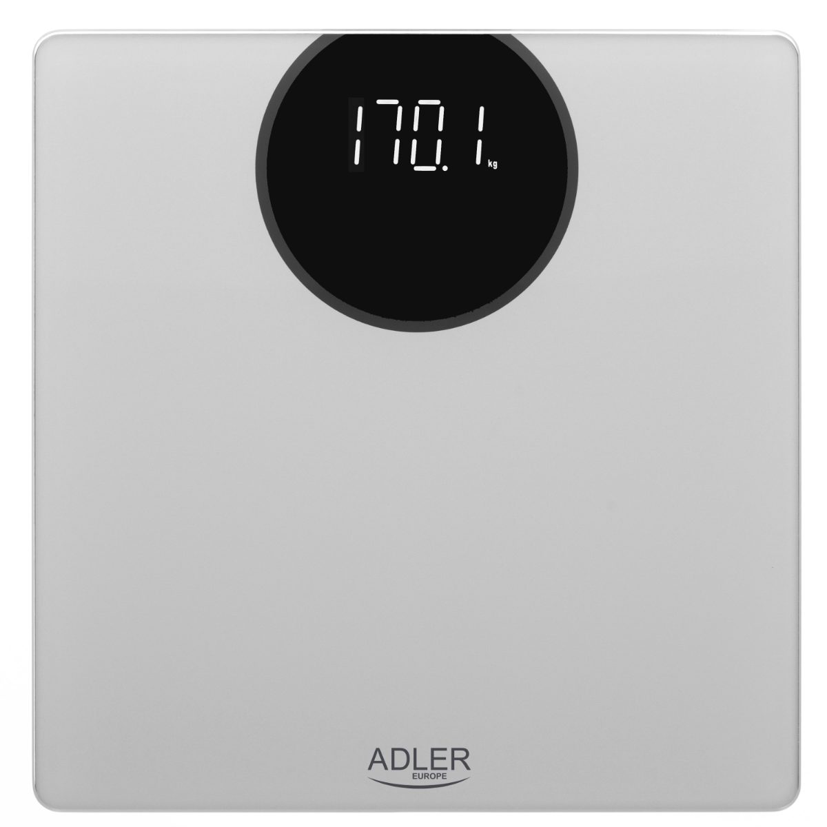 Bathroom scale, AD 8175, Maximum weight (capacity) 180 kg, Accuracy 100 g, Silver