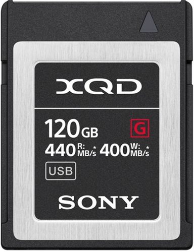 G Series XQD Memory Card, 120 GB, XQD