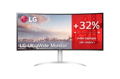 LCD Monitor, LG, 40WP95CP-W, 39.7", Business/Curved/21 : 9, Panel IPS, 5120x2160, 21:9, 5 ms, Speakers, Swivel, Height adjustable, Tilt, Colour White