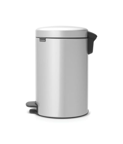 BRABANTIA atkritumu tvertne ar pedāli NewIcon, 12 l, Metallic Grey