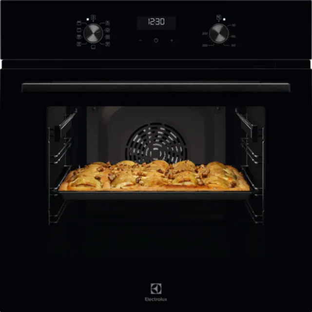 Electrolux cepeškrāsns, iebūv.,65L, melna