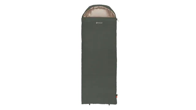 Outwell Campion Prime Green | Sleeping Bag | 215 x 80 cm | -10 to 8 °C | 2 way open - auto lock, L-shape