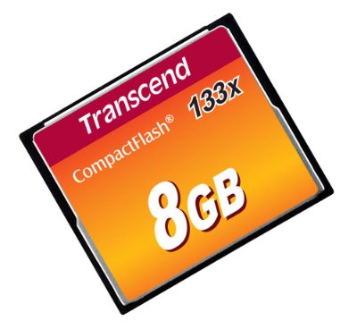 MEMORY COMPACT FLASH 8GB/133X TS8GCF133 TRANSCEND