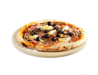 Pizza stone made of refractory clay, 36cm, BC-ACC-7013