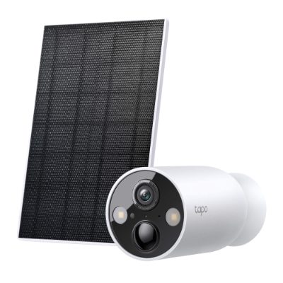 C425 KIT, Solar-Powered Security Camera Kit, Bullet, 4 MP, F/2.1, H.264, microSD, Max. 512GB