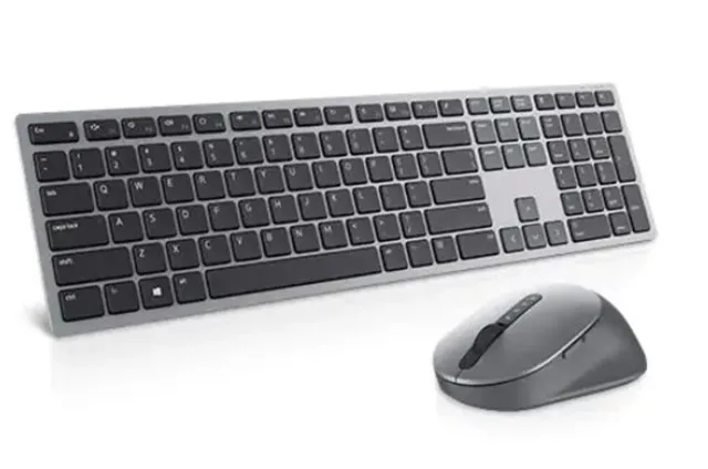 Dell | Premier Multi-Device Keyboard and Mouse | KM7321W | Keyboard and Mouse Set | Wireless | Batteries included | Wireless connection | Russian | Titan grey
