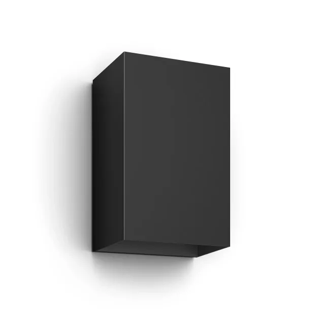 Philips Hue WCA Resonate Outdoor Wall Lantern, Black | 8 W | 2000-6500 Hue White Colour Ambiance