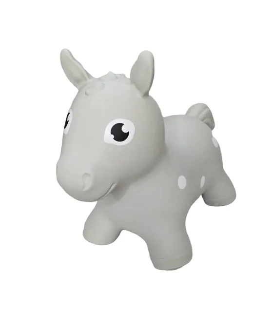 Gerardo's Toys lēkāšanas rotaļlieta, zirgs, pelēks