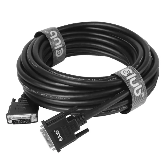CABLE DVI-D TO DVI-D 10M/M/M CAC-1220 CLUB3D