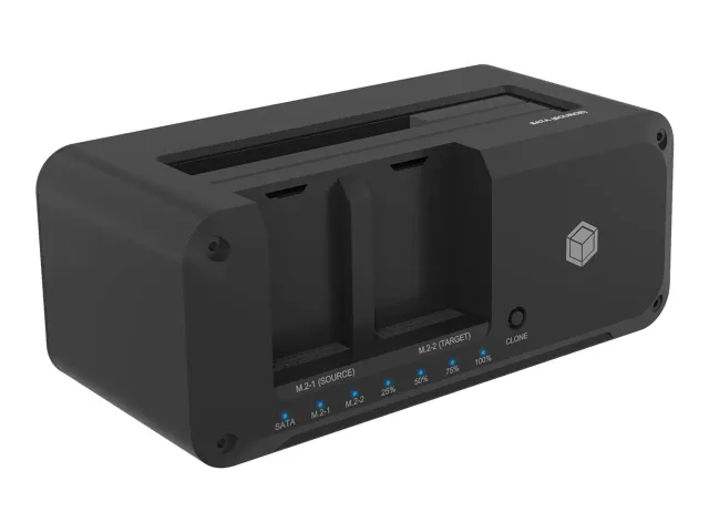 Raidsonic Cloning Station for SATA & M.2 HDDs/SSDs | IB-2924MSCL-C31