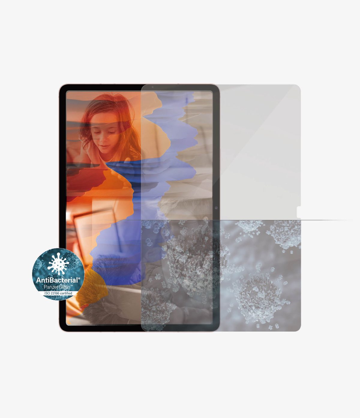 12.4 ", Screen Protector, Galaxy Tab S7+/S8+, Transparent
