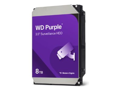 Western Digital Surveillance Hard Drive, Purple Surveillance WD85PURZ, 5640 RPM, 8000 GB