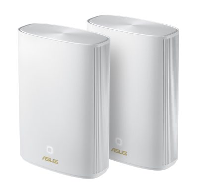 ZenWiFi AX Hybrid (XP4) (2pk White), 802.11ax, 574+1201 Mbit/s, Ethernet LAN (RJ-45) ports 2, Mesh Support Yes, MU-MiMO Yes, 1 x USB 3.0