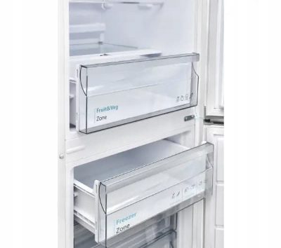 SHARP ledusskapis ar saldētavu apakšā, 152 cm, pelēks